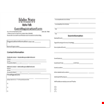 Event Registration Form Template | Easy-to-Use Registration Form for Events example document template