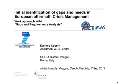 Gap Requirements Analysis Template - Acrimas Analysis