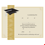 Get Creative with Our Graduation Invitation Templates for Memorable Celebrations example document template 