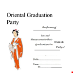 Create Memorable Graduation Party with Oriental Theme | Invitation Templates example document template