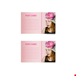 Customizable Postcard Templates - Get Started Today! example document template