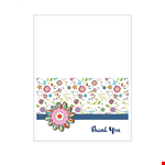 Thank You Card Template - Editable & Printable Designs example document template 