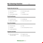 Complete House Cleaning Checklist - Simplify Your Cleaning Routine example document template