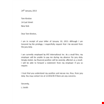 Jury Duty Excuse Letter Template - January | Customize and Download example document template
