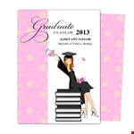 Custom Graduation Invitations - Editable Templates example document template