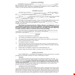 Separation Agreement Template - Create an Effective Agreement for All Parties example document template