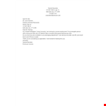 Student Summer Job example document template