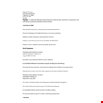 Marketing Administrative Assistant Resume - Administrative Assistant in Prattville example document template 