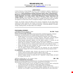 HR Manager Resume - Management, Payroll, Employees | Human Resources example document template 