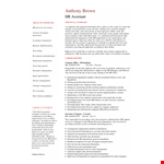 Executive Assistant Resume | Professional Personal Assistant example document template