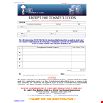 Donate Goods to Organizations | Find Donors and Make a Difference example document template