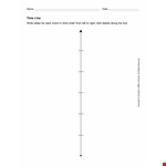 Printable Blank Timeline example document template