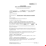 Construction Project example document template