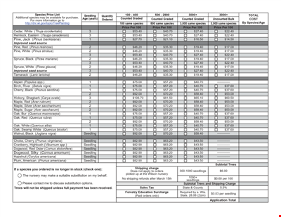 Seedling Price List - Affordable Saplings for Your Garden | Buy Best Quality Seedlings Online