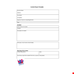 Download Our Incident Report Template - Ensure Accurate Reporting example document template