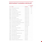 Ultimate House Cleaning Checklist - Simplify Your Housekeeping | Front & Dining example document template