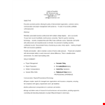 Functional Executive Format Resume example document template