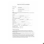 Freelance Sales Contract Template example document template 