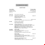 Free Elementary Teacher Resume example document template