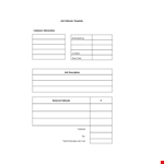 Customizable Estimate Template - Easily Provide Itemized Information and Descriptions example document template