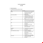 Optimized Meta Title: "Project Upgrade - Core Team Meeting Agenda in Office (Completed) example document template