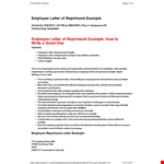 Writing a Strong Letter of Reprimand: Examples and Tips for Employees example document template 