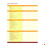 Ultimate House Cleaning Checklist - Simplify Your Home Cleaning example document template