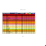 Html True Color Chart example document template