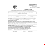 Medical Consent Form For Grandparents example document template