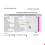 Download Construction Schedule Template | Plan Your Project Easily example document template