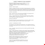 Free Commercial Lease Agreement Template Download example document template