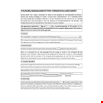 Create a Strong Foundation with a Founders Agreement - Document Templates example document template 