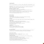 Marketing Assistant Resume Format example document template