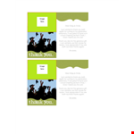 Thank You Card Template - Create Meaningful Expressions of Gratitude example document template