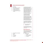 Individual Employment Agreement Template example document template 