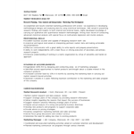 Market Research Analyst Resume example document template 