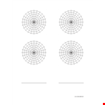 Polar Plane Graph Paper - Printable Template for Polar Coordinate System example document template