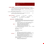 Sales Planning Manager Resume example document template