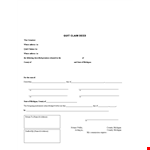 Michigan Quit Claim Deed Template - Legal Document example document template 