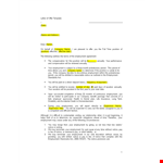 Sample Job Offer Letter example document template