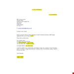 Contract Termination Letter Doc example document template 