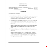 Clinton Overtime Policy: Ensuring Fair Compensation for Employee Overtime Hours example document template 