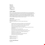 Medical Device Sales Resume - Expert in Sales & Client Management example document template