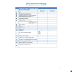 Standard Income Statement example document template