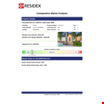 Comparative Market Analysis Template example document template 