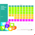Social Media Content Calendar Template - Plan and Organize Client Content example document template