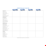 Effective Competitive Analysis Template for Business | Market Insights & Competitor Impact example document template 