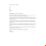 Free Farewell Email Template - Say Goodbye with Grace & Gratitude example document template