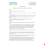 Letter of Intent Template for Client Communication Systems example document template