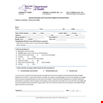 Organ Donation Enrollment Form example document template